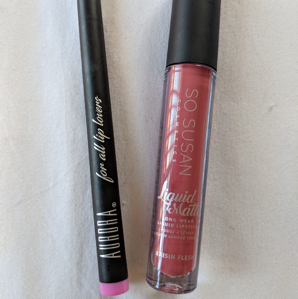 Aurora Lip Stain & So Susan liquid lipstick